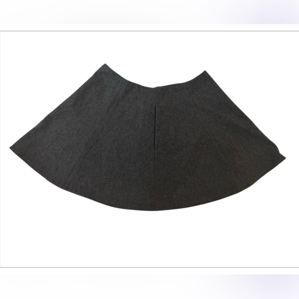 Theory Merlock Skirt Women's 12 Heather Grey Wool Cashmere‎ Blend NWT $275